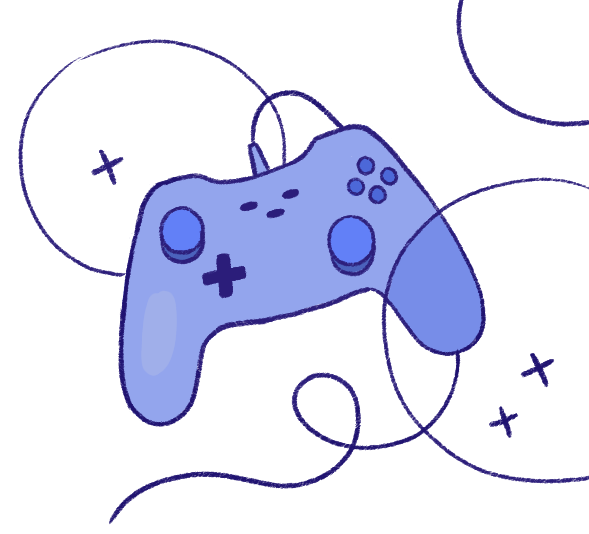 manette de jeu vidéo illustration