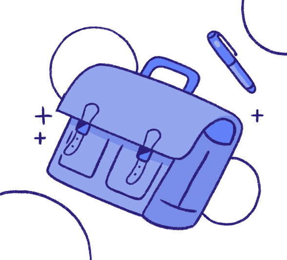 sac d'enseignant iillustration